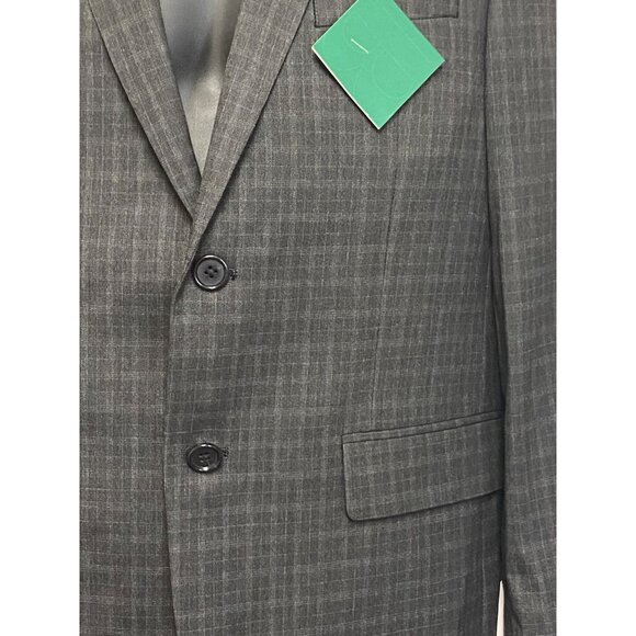 Brooks Brothers Big Boys Charcoal Long Sleeve Classic Suit Jacket Size 18R NWT - Picture 2 of 5